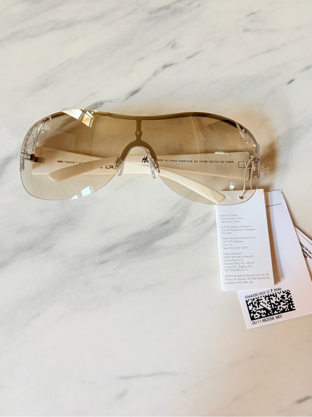 H&M Clear Tinted Visor Shield in Light Brown - Picture 3 of 4